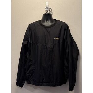 Caterpillar CHALLENGER North End Golf Pullover‎ Windbreaker BLACK Jacket XL Vent